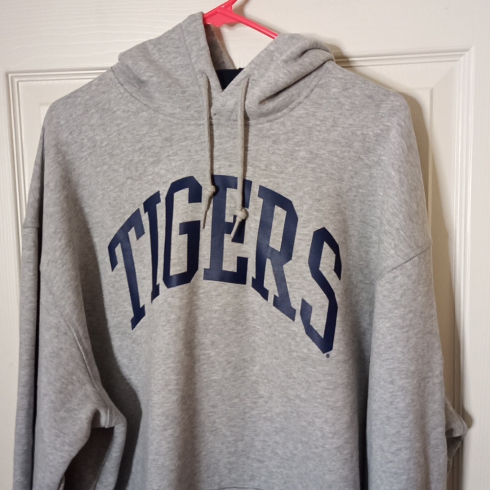 New Era Gray Athletic Sweatshirt Detroit Tigers 2XLT - Picture 2 of 8